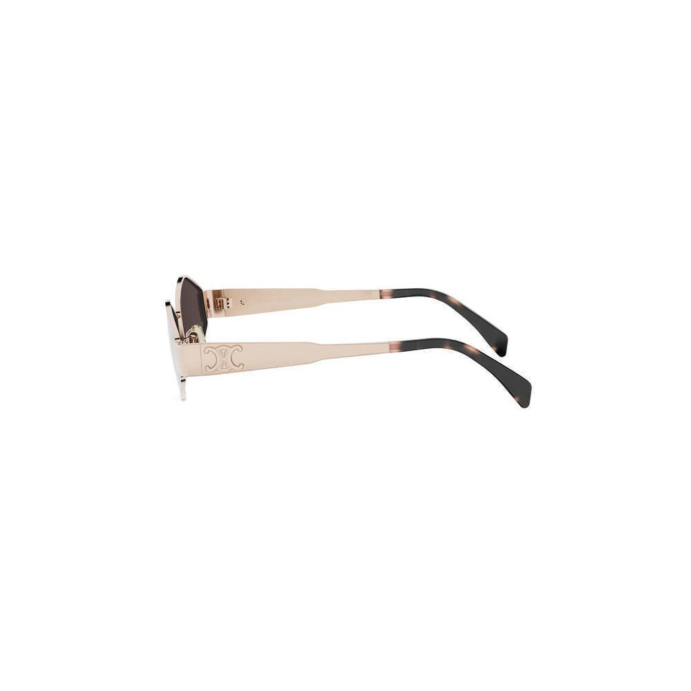 Celine CL40254U Sunglasses Shiny Rose Gold Acetate/Metal - Picture 2 of 4